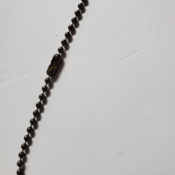 Bird Print Pendant in Brass - Picture 3 of 8